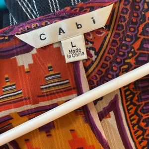 Cabi sheer scarf jacket. Size large. Never worn